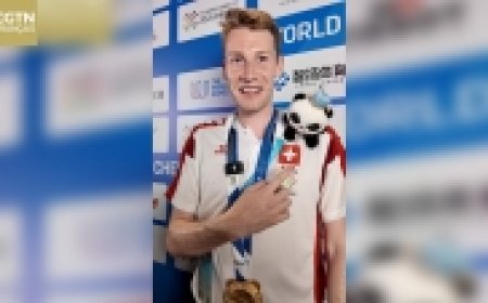 Le Suisse Riccardo Rancan, premier médaillé d'or des Jeux Mondiaux 2025, partage son ressenti