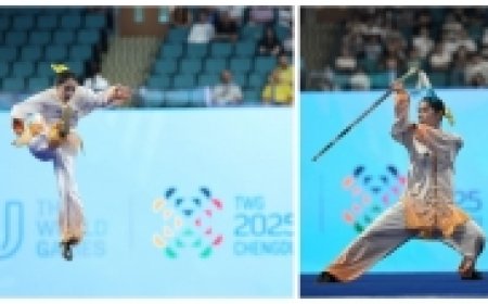 Première médaille d'or chinoise aux Jeux Mondiaux de Chengdu : Lu Zhuoling brille en Tai Chi