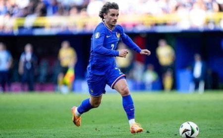 France/Football : Antoine Griezmann, vice-capitaine des Bleus, annonce sa retraite internationale