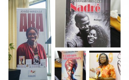 Côte d’Ivoire : Josée Mireille Aka présente ‘’Nadré’’ et ‘’ Douleurs silencieuses’’
