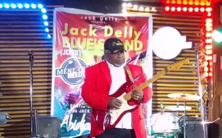 Côte d'Ivoire/Musique:  Jack Dely dévoile son nouvel album " Abidjan Blues" et le "Jack Dely Blues Band"