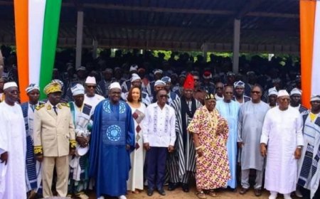 Côte d'Ivoire/Région du Poro : Françoise Remarck échange sur l'état civil avec les rois et chefs traditionnels