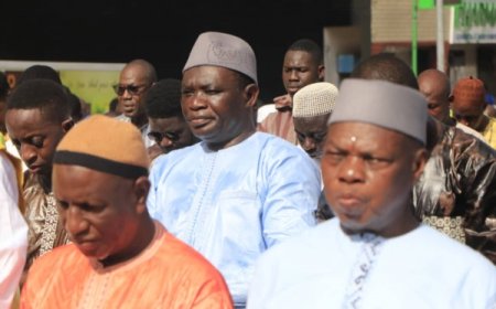 Célébration de Communauté Nour Islam de Yopougon Ananeraie: Belle cérémonie de bénédictions et de remerciements après la prière de  l'Aïd-el-Fitr