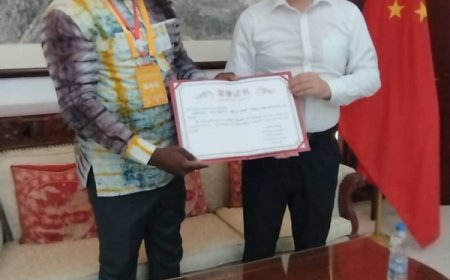 Côte d’Ivoire : Rodrigue Ouakiri, Président du Club des Amis de la Chine honoré par l'Ambassade de Chine
