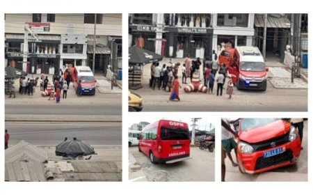 Côte d’Ivoire : un jeune laveur auto fait une sortie de route avec un  taxi compteur, après une crise d’épilepsie, au carrefour Angré