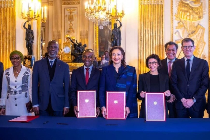 Côte d'Ivoire/Restitution du tambour « Djidji Ayokwè »: Françoise Remarck rencontre les autorités françaises à Paris