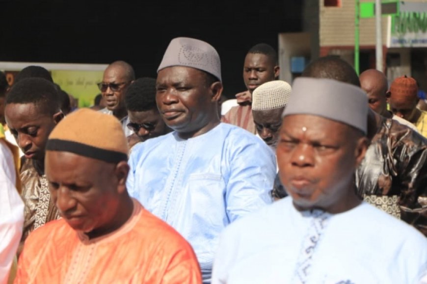 Célébration de Communauté Nour Islam de Yopougon Ananeraie: Belle cérémonie de bénédictions et de remerciements après la prière de  l'Aïd-el-Fitr