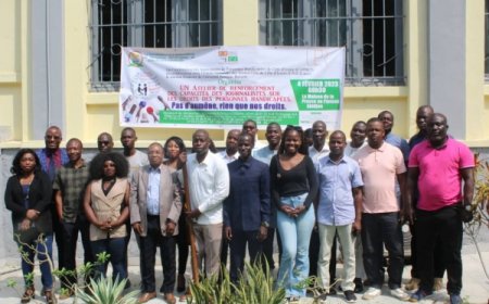 Société/ CAPH-CI: La Coordination des Associations des Personnes Handicapées de Côte d’Ivoire forment les Journalistes