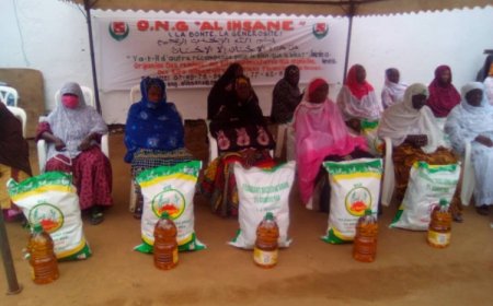 Abobo SOS/ solidarité : l'ONG ishane gâte les veuves et les orphelins.