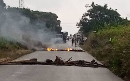 Des jeunes de l’opposition manifestent à Songon contre la candidature de Ouattara à l’élection présidentielle